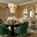 Liora Melted Glass Chandelier – Modern Sculptural Pendant Light for Dining Room and Living Room