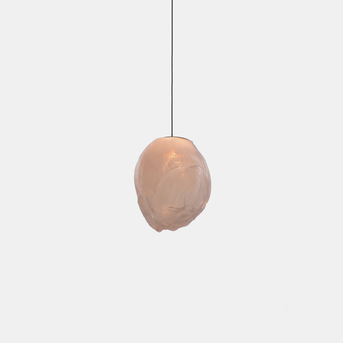 Liquid Glass Stone Pendant Light – Sculptural Blown Glass Chandelier
