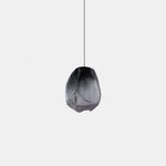 Liquid Glass Stone Pendant Light – Sculptural Blown Glass Chandelier