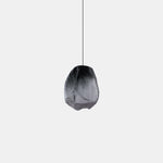 Liquid Glass Stone Pendant Light – Sculptural Blown Glass Chandelier