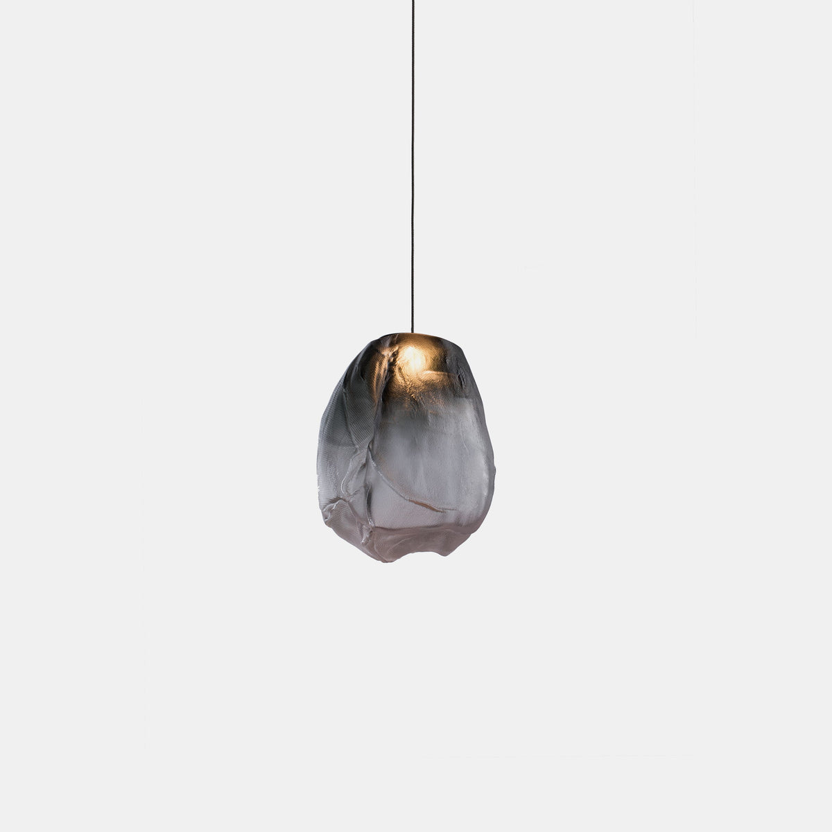 Liquid Glass Stone Pendant Light – Sculptural Blown Glass Chandelier