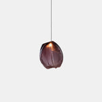 Liquid Glass Stone Pendant Light – Sculptural Blown Glass Chandelier