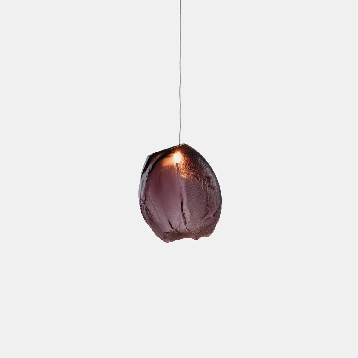 Liquid Glass Stone Pendant Light – Sculptural Blown Glass Chandelier