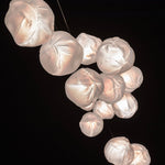 Liquid Glass Stone Pendant Light – Sculptural Blown Glass Chandelier