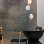 Liquid Glass Stone Pendant Light – Sculptural Blown Glass Chandelier