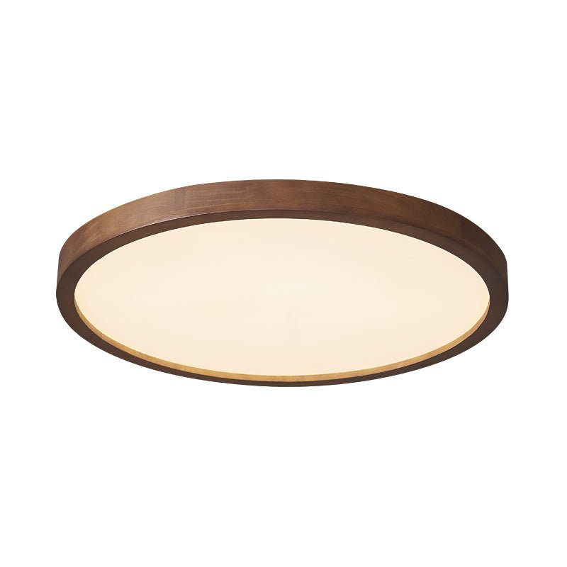 Lira Rectangular LED Ceiling Light in Walnut Wood for Modern Interiors