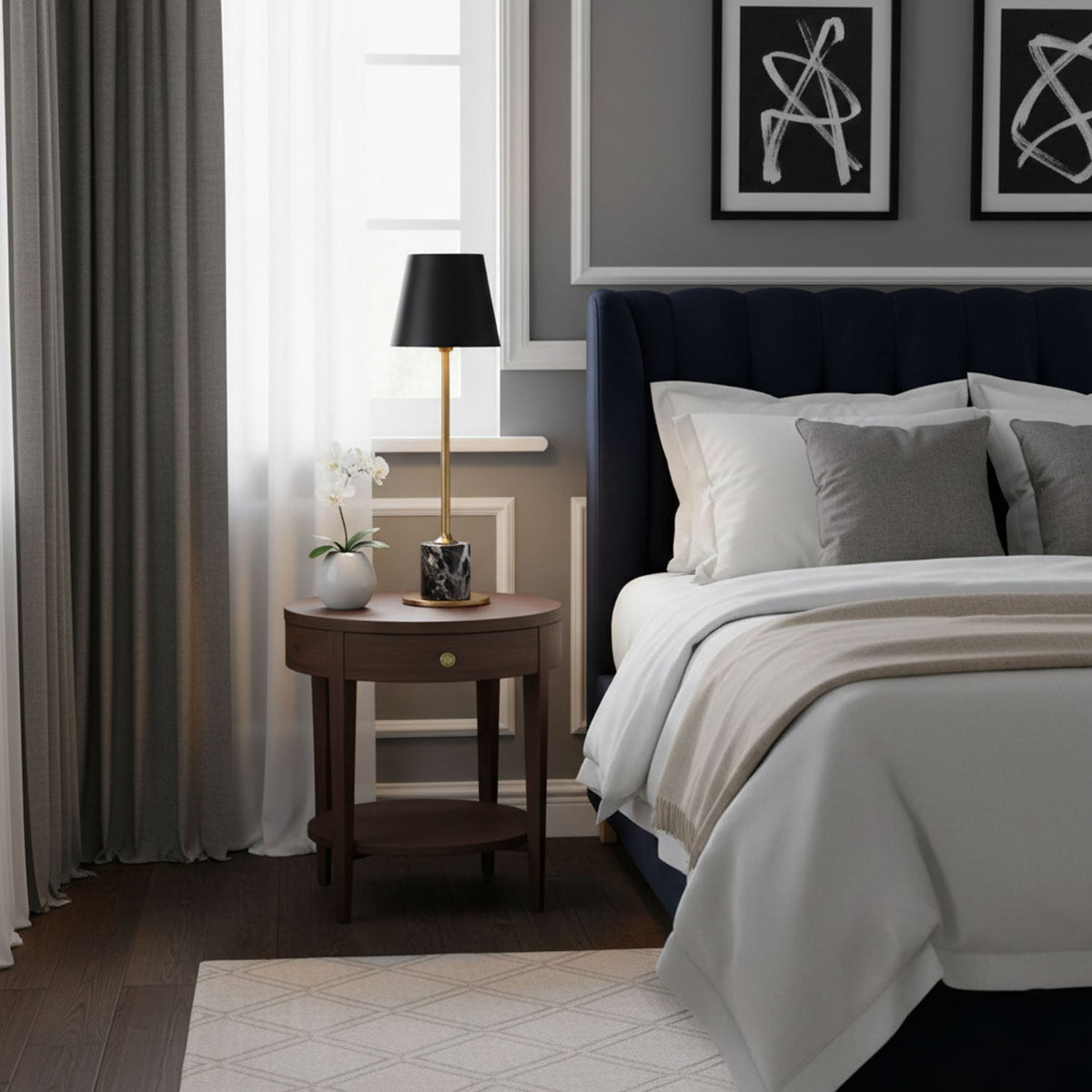 Lirio Mini Marble Table Lamp – Portable LED Accent Light