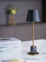 Lirio Mini Marble Table Lamp – Portable LED Accent Light
