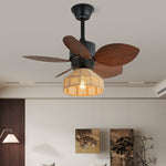Loft Blade Cage Ceiling Fan with Light – Industrial Modern Design
