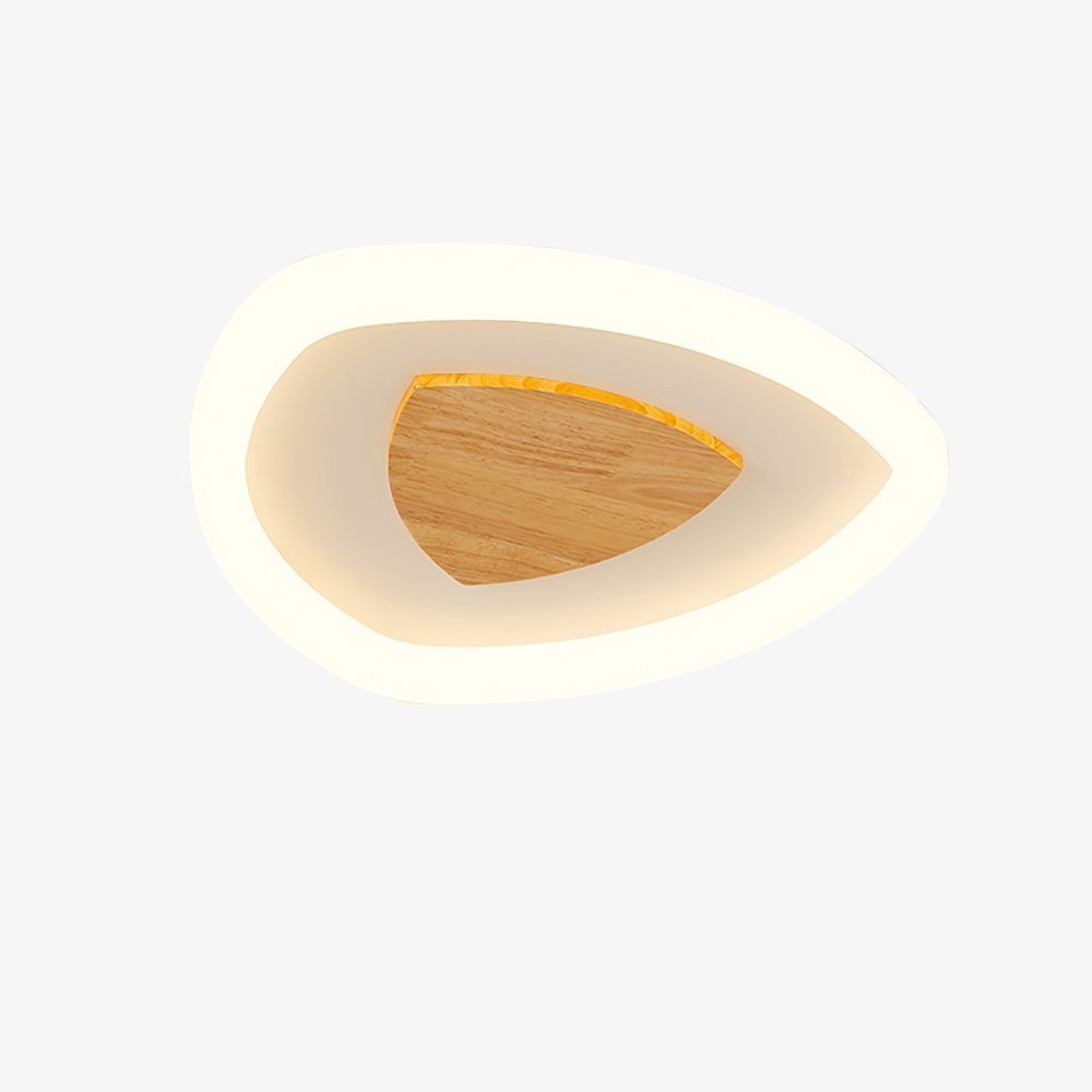 Log Triangle LED Ceiling Light