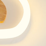Log Triangle LED Ceiling Light