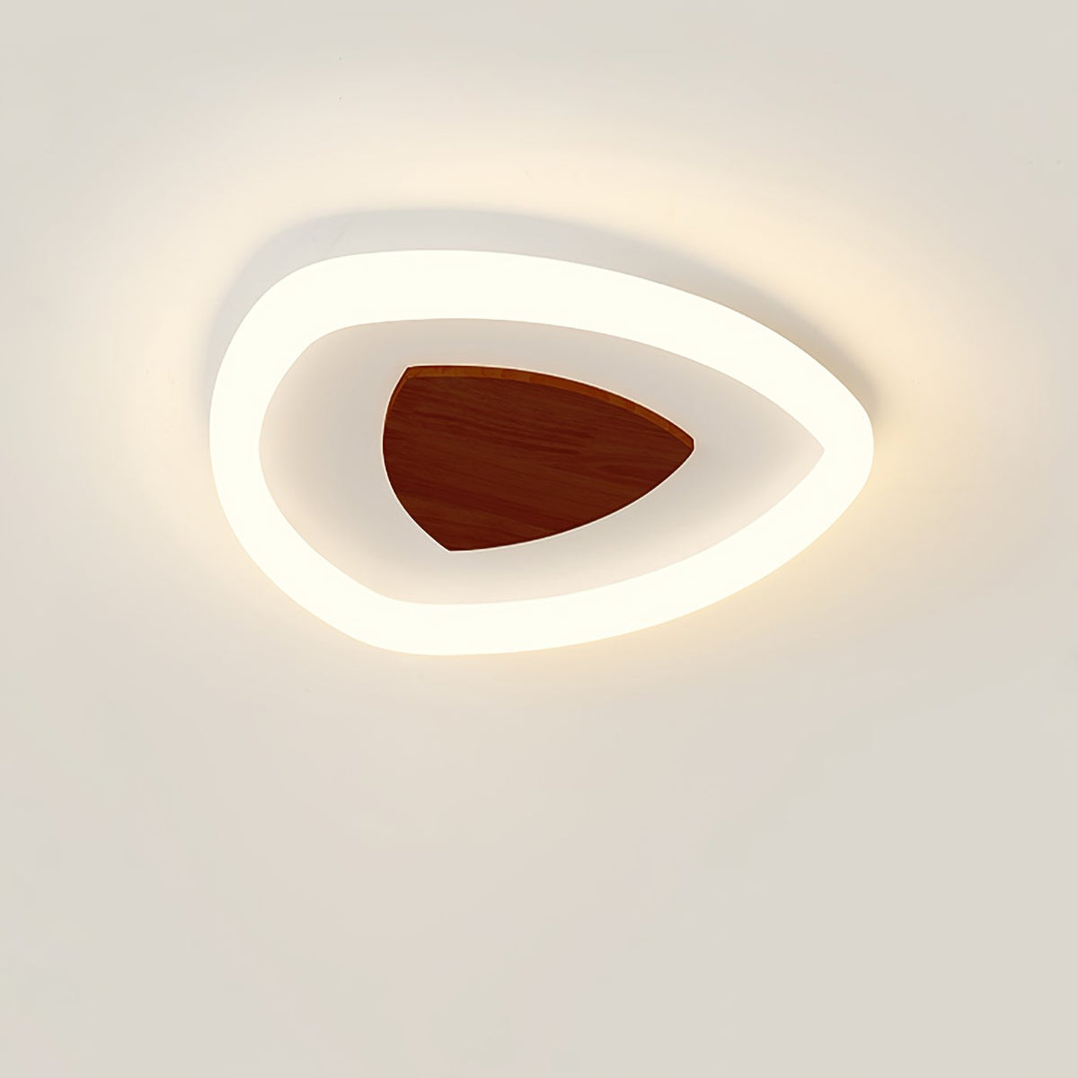 Log Triangle LED Ceiling Light