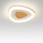 Log Triangle LED Ceiling Light