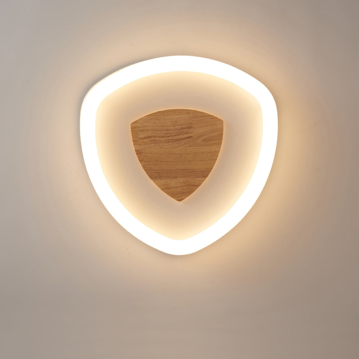 Log Triangle LED Ceiling Light