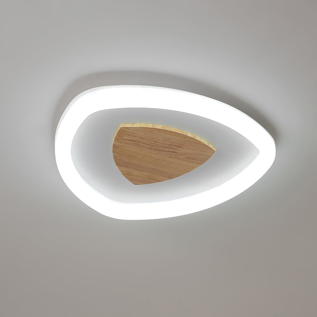 Log Triangle LED Ceiling Light