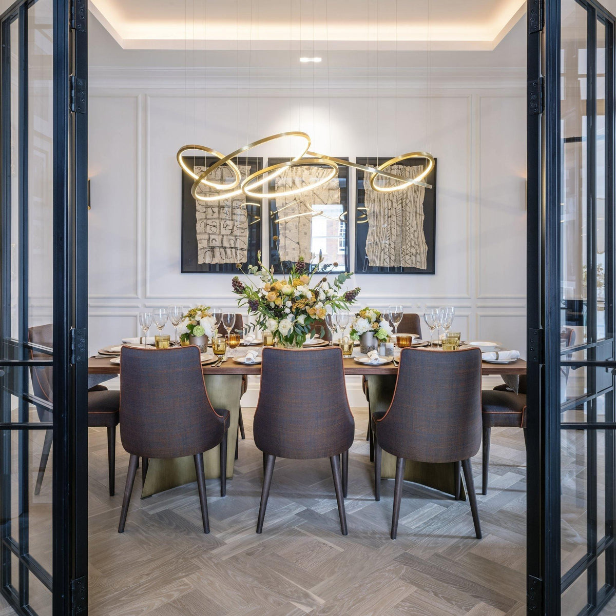 Aveline Modern LED Pendant Chandelier for Dining Room and Living Room