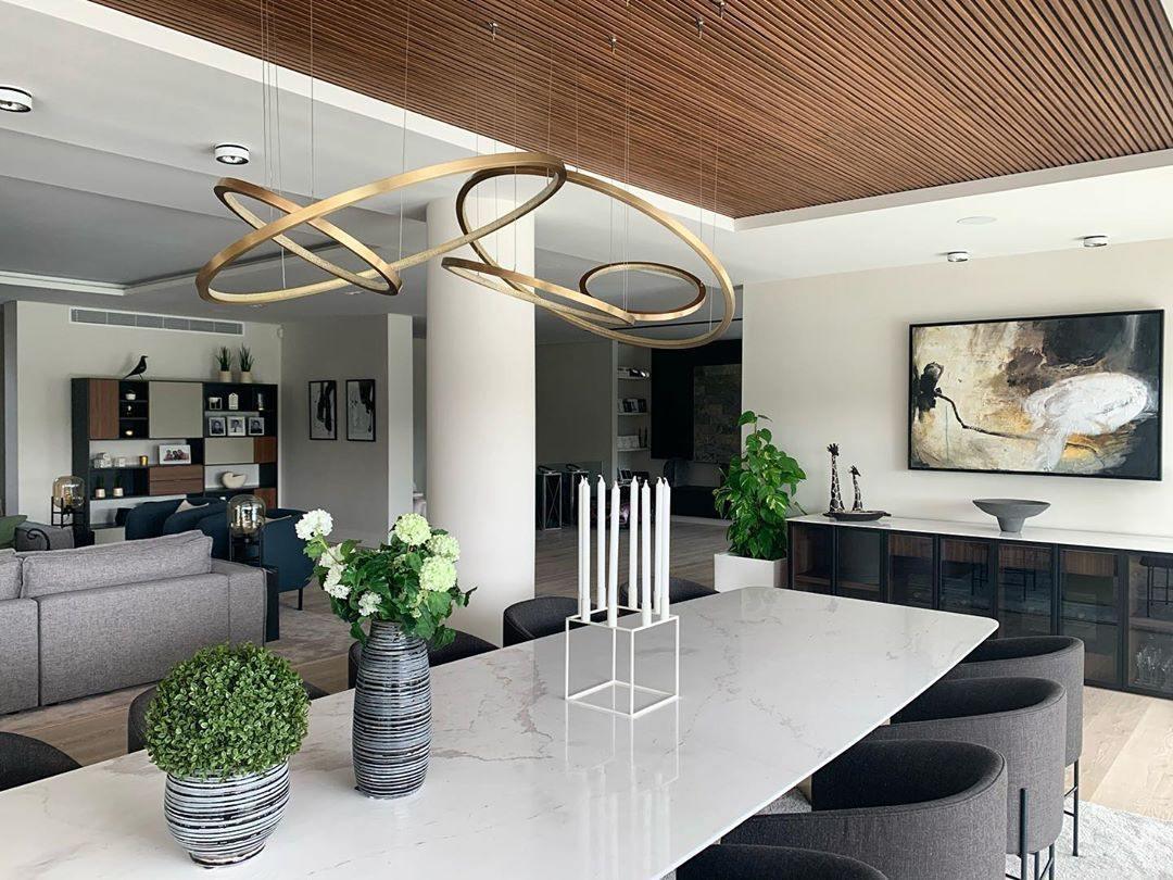 Aveline Modern LED Pendant Chandelier for Dining Room and Living Room