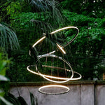 Serenitas Modern LED Chandelier – Sculptural Multi-Tier Pendant Light