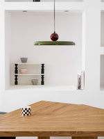 Lola Pendant Swag Light – Modern LED Disc Pendant for Living Room & Dining Room