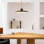 Lola Pendant Swag Light – Modern LED Disc Pendant for Living Room & Dining Room