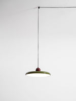 Lola Pendant Swag Light – Modern LED Disc Pendant for Living Room & Dining Room