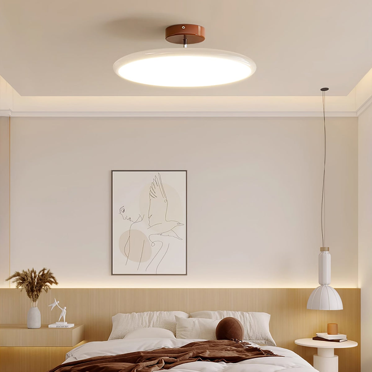 Drift Adjustable Ceiling Light – Modern LED Flush Mount for Living Room & Bedroom