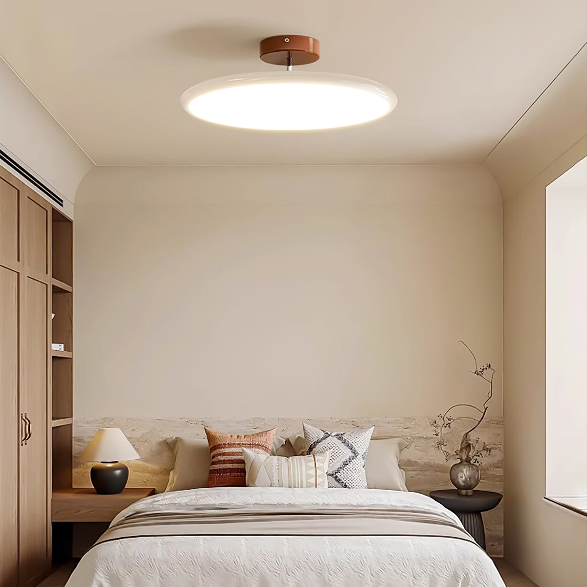 Drift Adjustable Ceiling Light – Modern LED Flush Mount for Living Room & Bedroom