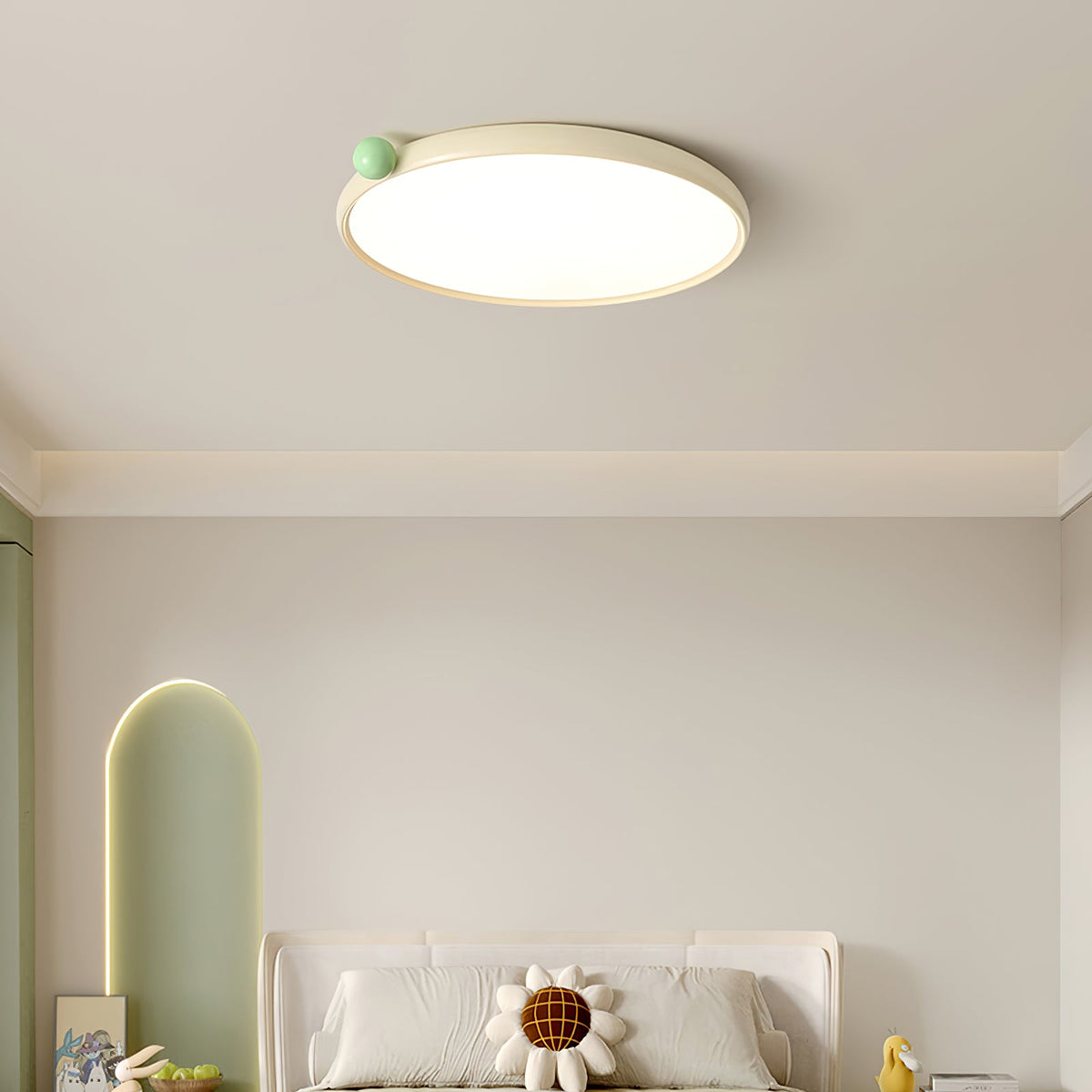 Lola LED Flush Mount Ceiling Light with Color Accents