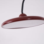 Lola Floor Lamp – Sculptural Modern LED Floor Lamp with Asymmetrical Red Shade