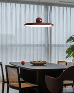 Lola Pendant Swag Light – Modern LED Disc Pendant for Living Room & Dining Room