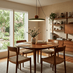 Lola Pendant Swag Light – Modern LED Disc Pendant for Living Room & Dining Room