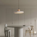 Lola Travertine Swag Pendant Light – Natural Stone & Wood LED Pendant