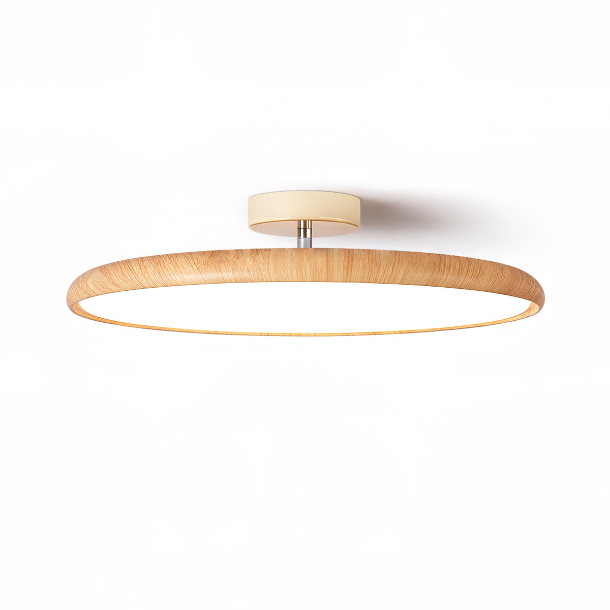 Lola Wood Grain Adjustable Ceiling Light – Modern LED Flush Mount