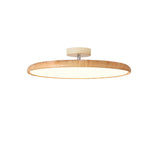 Lola Wood Grain Adjustable Ceiling Light – Modern LED Flush Mount