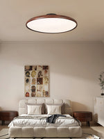Lola Wood Grain Adjustable Ceiling Light – Modern LED Flush Mount