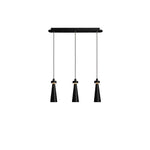 Loma Wood Pendant Light – Modern Minimalist LED Chandelier for Dining Room and Kitchen Island