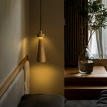 Loma Wood Pendant Light – Modern Minimalist LED Chandelier for Dining Room and Kitchen Island