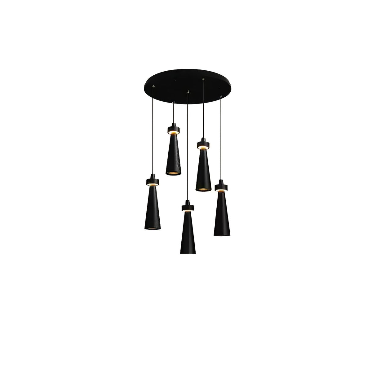 Loma Wood Pendant Light – Modern Minimalist LED Chandelier for Dining Room and Kitchen Island