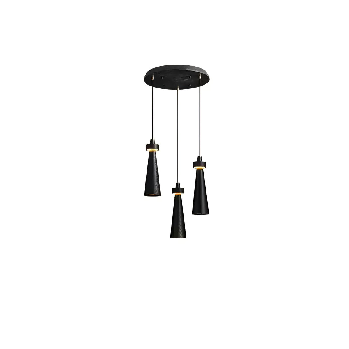 Loma Wood Pendant Light – Modern Minimalist LED Chandelier for Dining Room and Kitchen Island