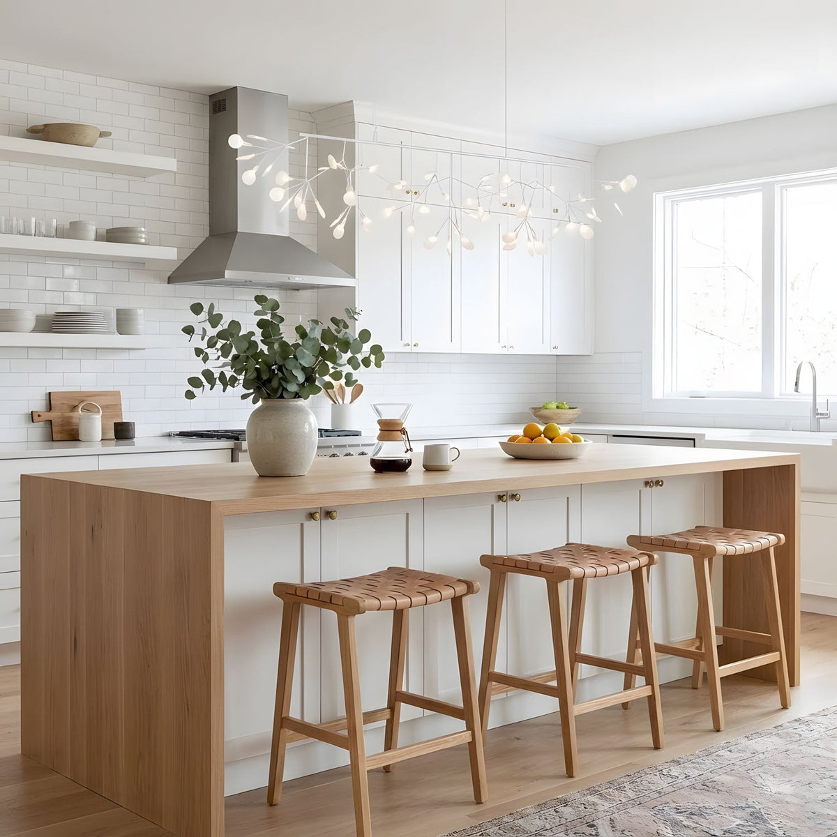 Firefly Linear LED Chandelier – Modern Acrylic Pendant Light for Dining & Living Spaces