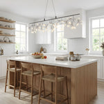 Firefly Linear LED Chandelier – Modern Acrylic Pendant Light for Dining & Living Spaces