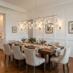 Firefly Linear LED Chandelier – Modern Acrylic Pendant Light for Dining & Living Spaces