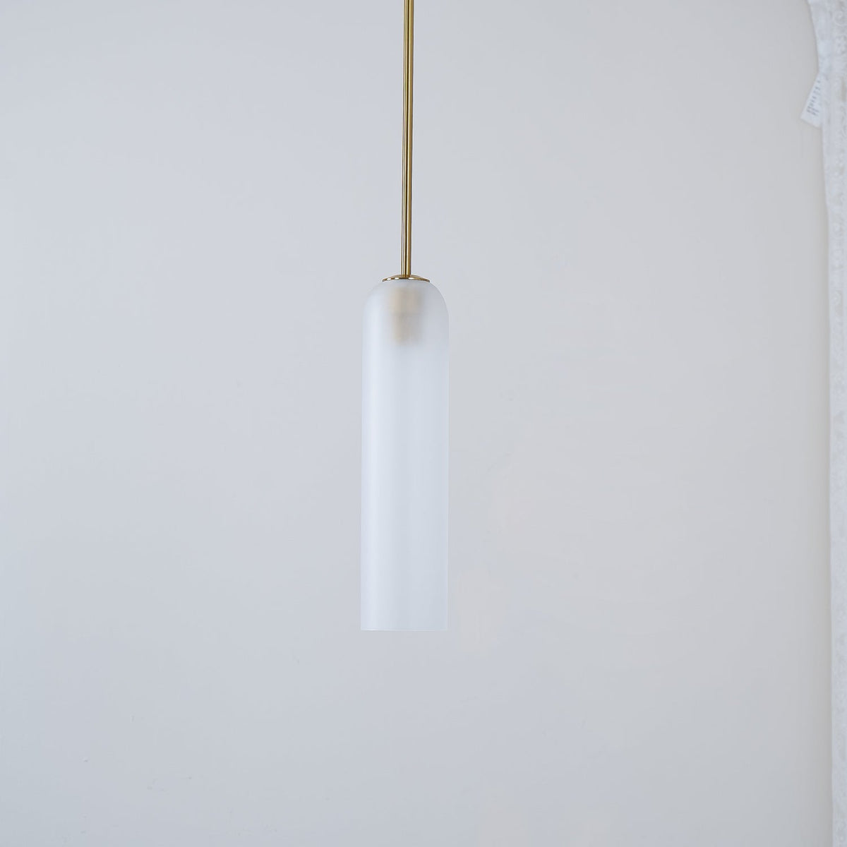Long Tube Glass Pendant Light