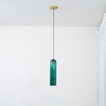 Long Tube Glass Pendant Light