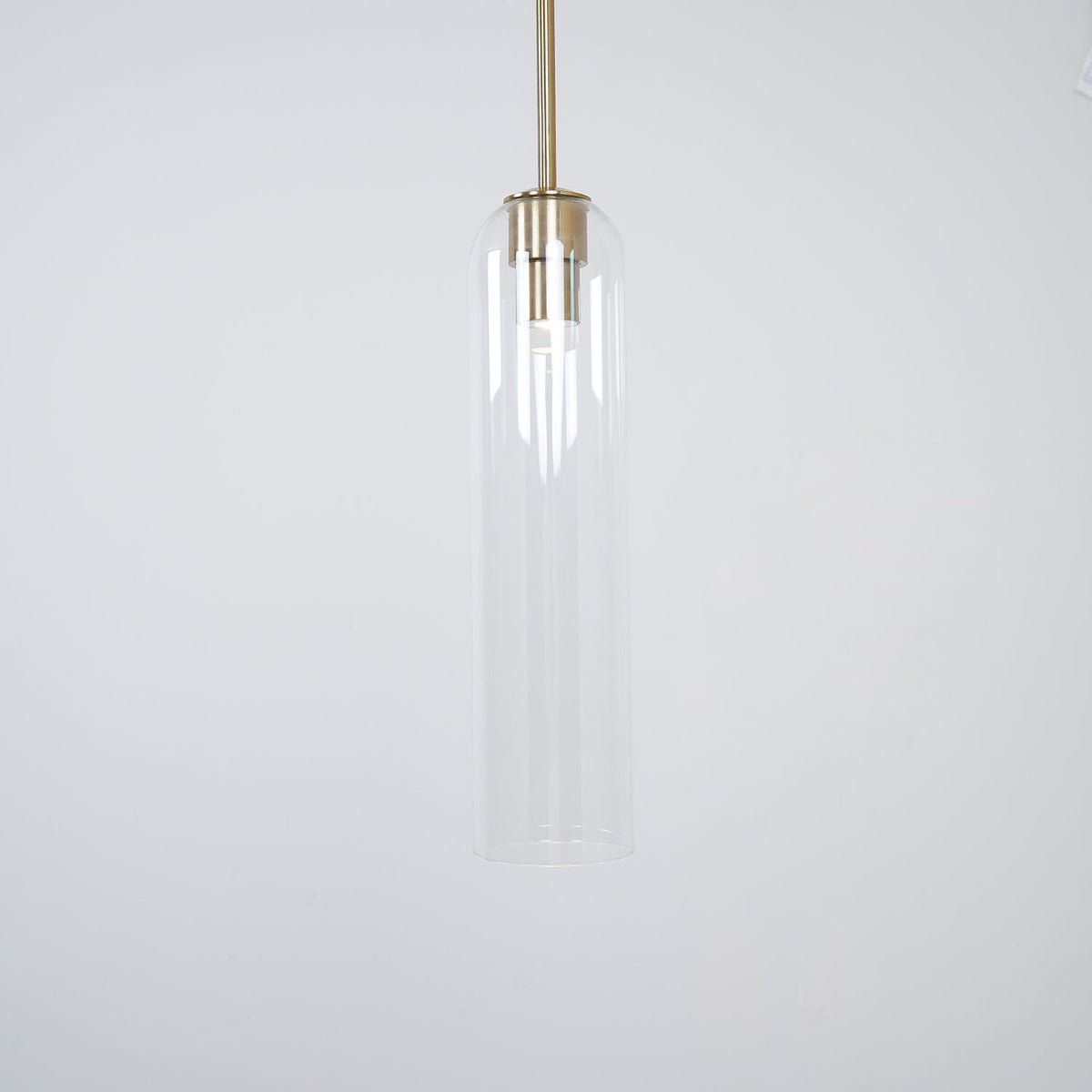 Long Tube Glass Pendant Light