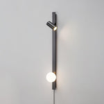 Long Arm Plug In Wall Light