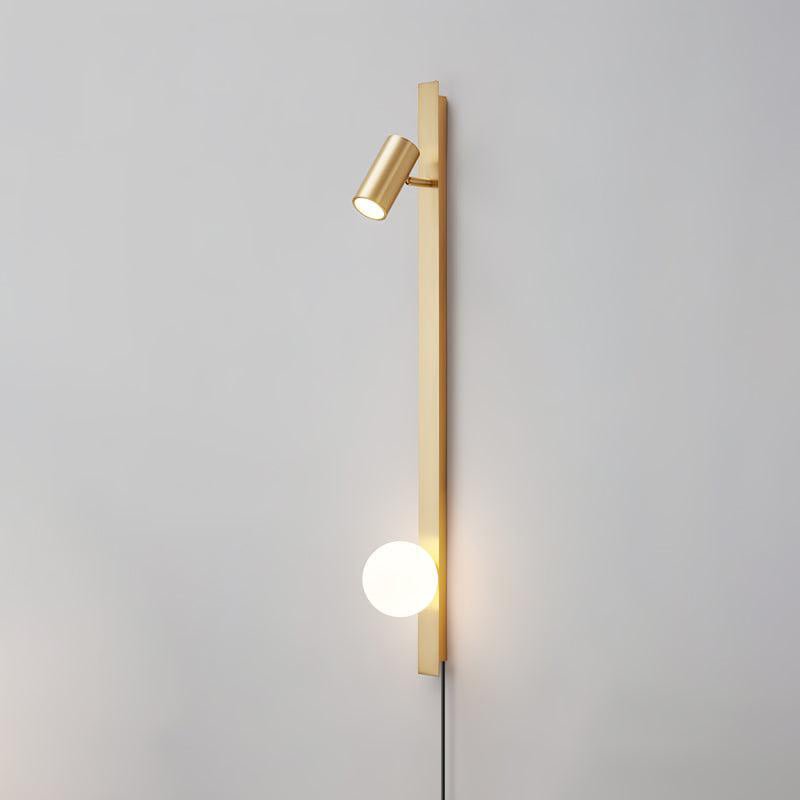 Long Arm Plug In Wall Light