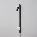Long Arm Plug In Wall Light