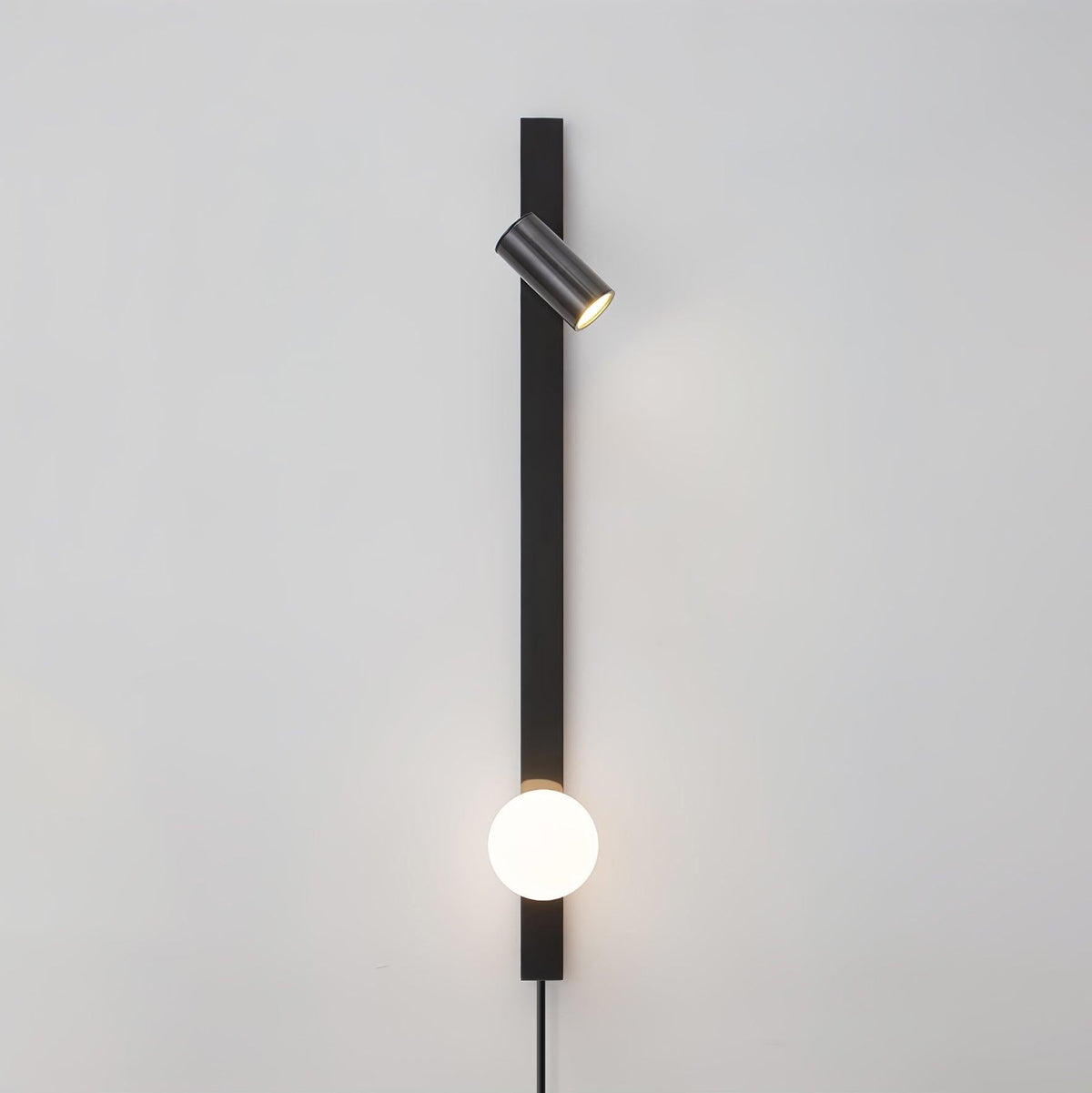Long Arm Plug In Wall Light