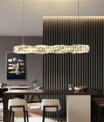 Long Crystal Pendant Lamp